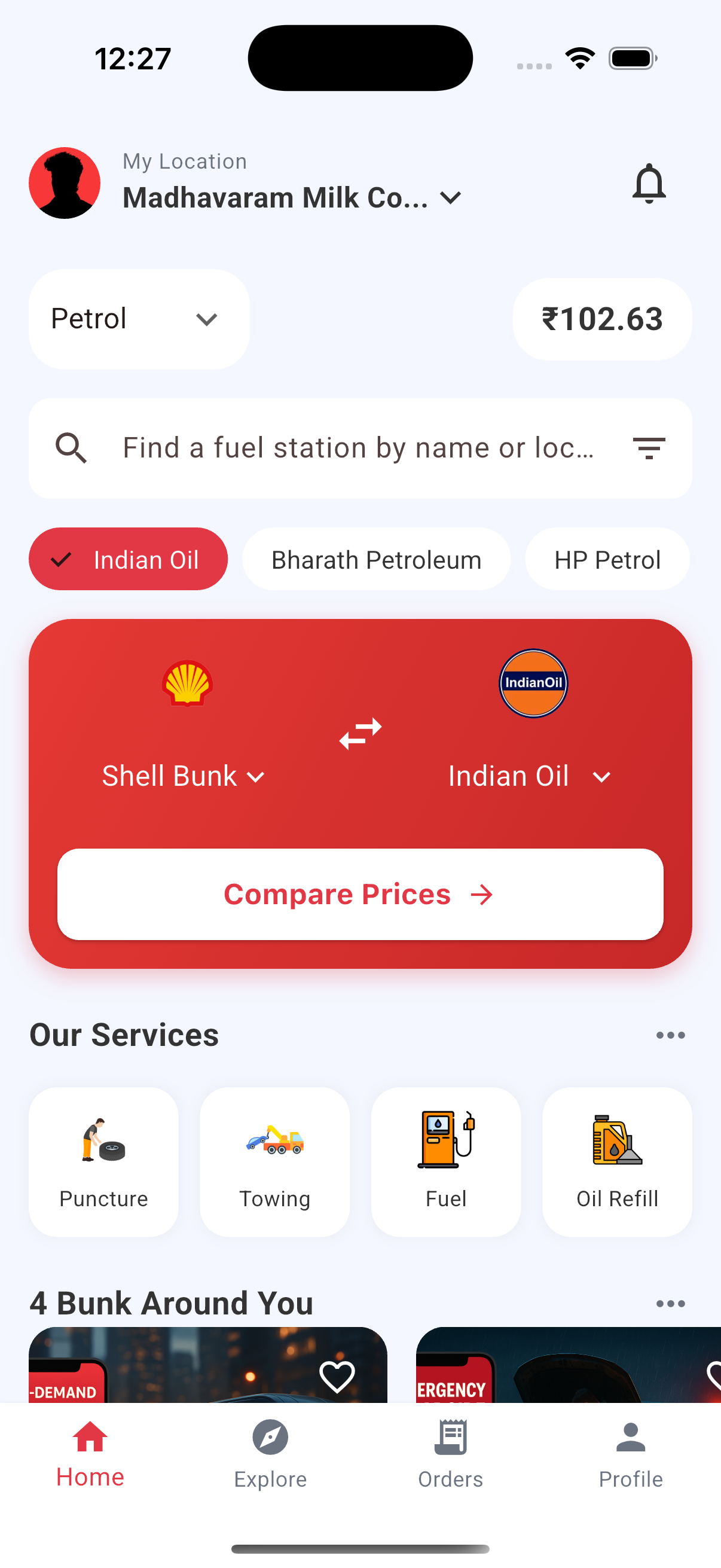 PitStop dashboard light mode