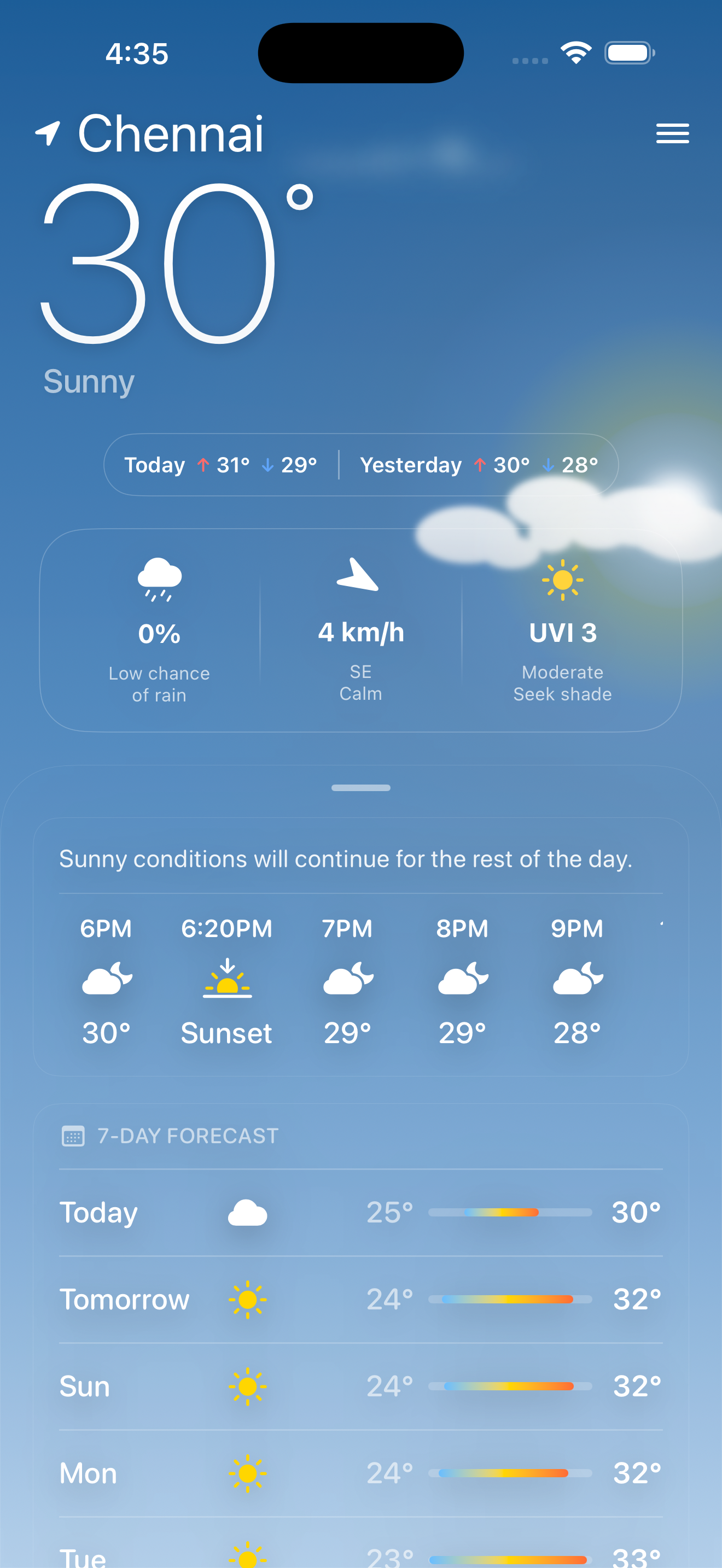 Wyndra home light mode