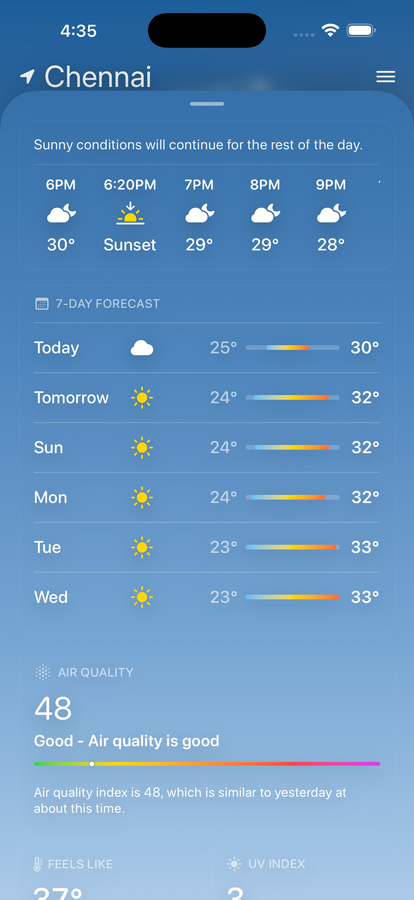 Wyndra slide view light mode